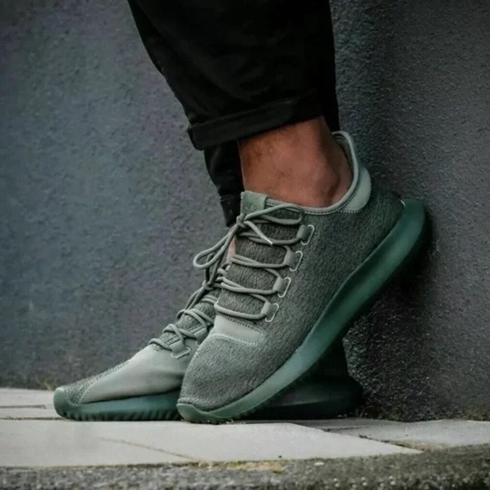 Adidas Originals Tubular Shadow Mens Running Shoes Sneaker Green BY3573 size 12